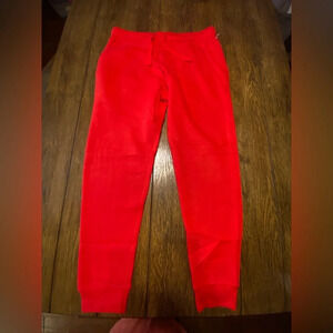 Kinetix Red High Rise Pull On Cherry Red Joggers Size XL C5
